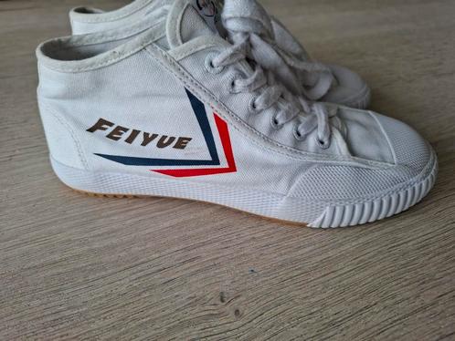 Feiyue Fe Lo Mid 1920, wit hoog maat 37, Sport en Fitness, Vechtsporten en Zelfverdediging, Zo goed als nieuw, Taekwondo, Vechtsportschoenen