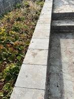 Partij top tegels voor op muurtje, Tuin en Terras, Ophalen