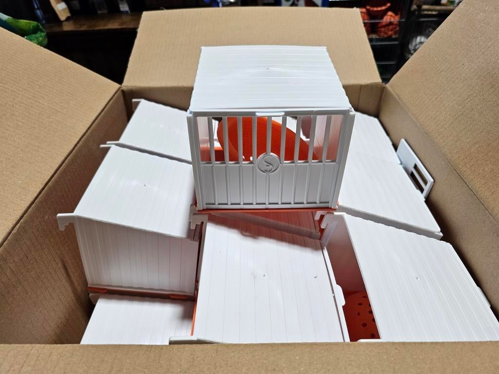 NEW Nid suspendu blanc/orange avec cuvette orange, Animaux & Accessoires, Enlèvement