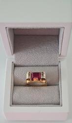 Vintage Gouden Ring, Bijoux, Sacs & Beauté, Bagues, Utilisé, Enlèvement ou Envoi