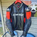 Lederen Motorjas DAINESE maat 62, Motoren, Ophalen, Heren, Jas | leer, Dainese