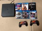 Ps4 slim met games en controllers, Ophalen of Verzenden, Zo goed als nieuw