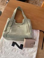Tasje van natan met portemonnee, Handtassen en Accessoires, Tassen | Damestassen, Ophalen, Gebruikt, Groen, Handtas