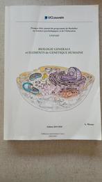Biologie générale et éléments de génétique humaine, Enlèvement ou Envoi, Utilisé, Enseignement supérieur