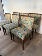 6x vintage retro art deco stoelen, Ophalen