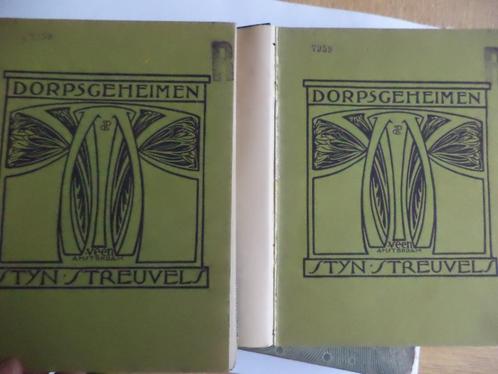 1904 Stijn Streuvels VEEN Amsterdam DORPSGEHEIMEN I  & II, Livres, Littérature, Enlèvement ou Envoi