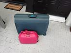 Samsonite, beautycase + reiskoffer op wieltjes, Enlèvement, Utilisé, Roulettes