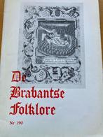 Brabantse Folklore nr 190, Comme neuf, Maurits Thijs en anderen, Enlèvement ou Envoi, 20e siècle ou après