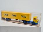 IKEA - Camion Mercedes avec remorque - Wiking 1/87, Hobby & Loisirs créatifs, Comme neuf, Envoi, Bus ou Camion, Wiking