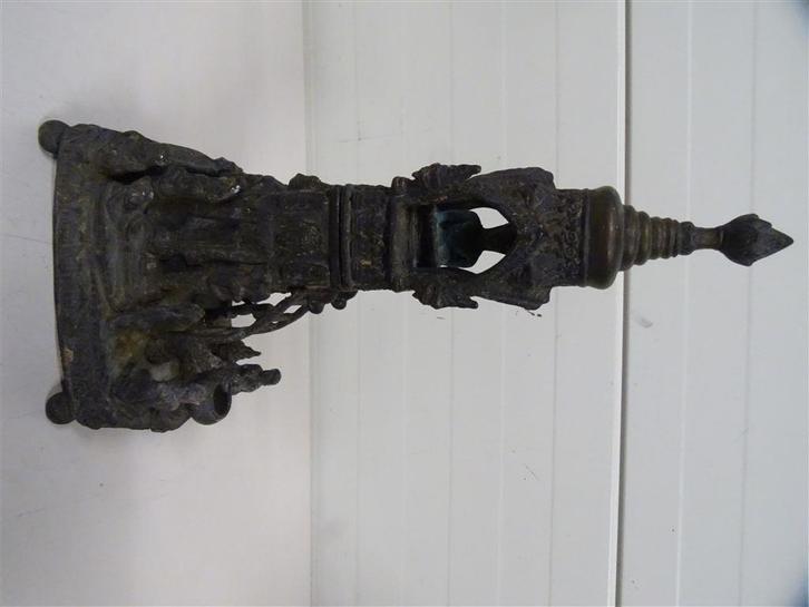 A6611. Bronzen Torenvaas 20e Eeuw, Antiek en Kunst, Antiek | Vazen, Ophalen of Verzenden