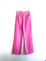 ZARA - stevige roze jeans met brede pijpen - 36, Kleding | Dames, Spijkerbroeken en Jeans, W28 - W29 (confectie 36), Zo goed als nieuw