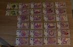 Lot van 26 stuks 0€ biljetten, Postzegels en Munten, Ophalen of Verzenden, Setje