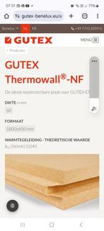 Gutex thermowall nf 60mm, Ophalen, Nieuw