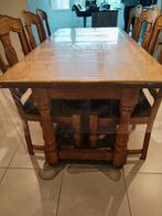 Tafel met 6 stoelen en bijhorende dressoirkast, Huis en Inrichting, Ophalen, Gebruikt