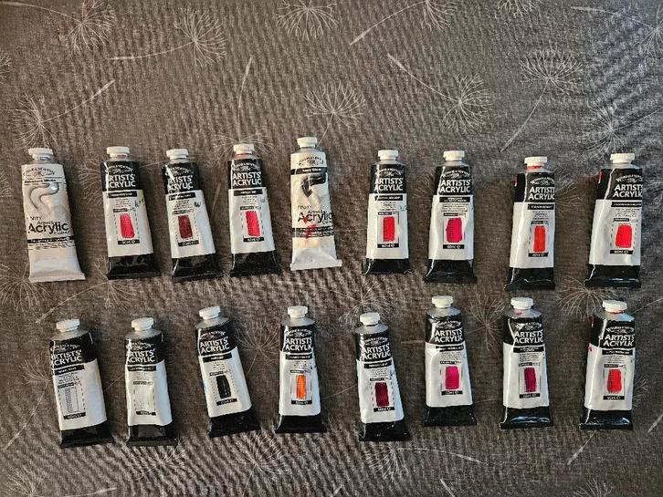 winsor & newton acrylverf partij, Hobby en Vrije tijd, Schilderen, Acrylverf, Ophalen of Verzenden