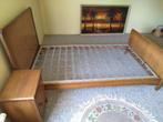 bed (200x110) te koop, Huis en Inrichting, Slaapkamer | Bedden, Ophalen, Gebruikt, Bruin, 200 cm