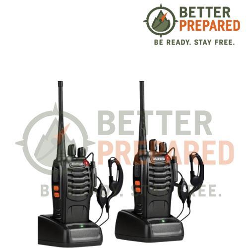 Baofeng BF-88E Portofoonset – 16 Kanalen – Incl. Oortjes, Telecommunicatie, Portofoons en Walkie-talkies, Nieuw, Portofoon of Walkie-talkie