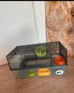 Ferplast Hamsterkooi Favola Zwart, Dieren en Toebehoren, Kooi, Minder dan 75 cm, Zo goed als nieuw, Hamster