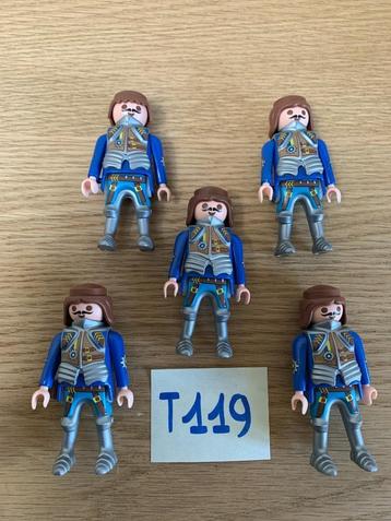 PLAYMOBIL T119 - LOT 5 RIDDERS beschikbaar voor biedingen