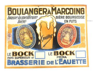 Panneau publicitaire Le Bock, Enlèvement ou Envoi, Comme neuf, Panneau publicitaire