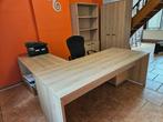 Ensemble bureau couleur hêtre, Enlèvement, Comme neuf, Bureau