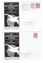Lot van 13 briefomslagen thema Ijzerbedevaart (Post-0014), Postzegels en Munten, Overige thema's, Ophalen of Verzenden, Gestempeld