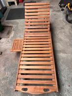 Ligbed in teak, Ophalen, Zo goed als nieuw