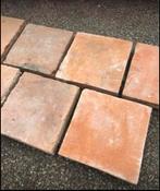 Lot antieke terracotta tegels Voor info BELLEN 0474220705, Antiek en Kunst, Ophalen