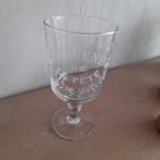 Groot vintage kristallen glas  " Souvenir de la Fête "., Antiek en Kunst, Ophalen of Verzenden