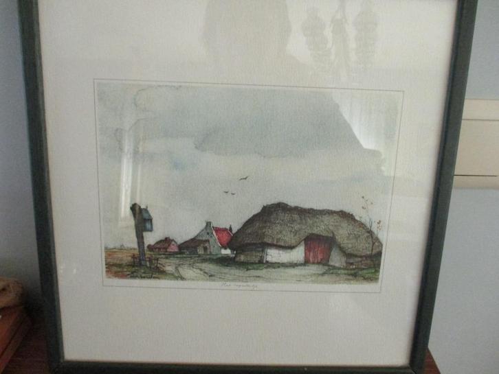 portret, Huis en Inrichting, Woonaccessoires | Schilderijen, Tekeningen en Foto's, Gebruikt, Tekening, Minder dan 50 cm, Minder dan 50 cm