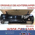 W205 C63 AMG ACHTERBUMPER + CARBON DIFFUSER origineel Merced, Gebruikt, Ophalen of Verzenden, Bumper, Achter