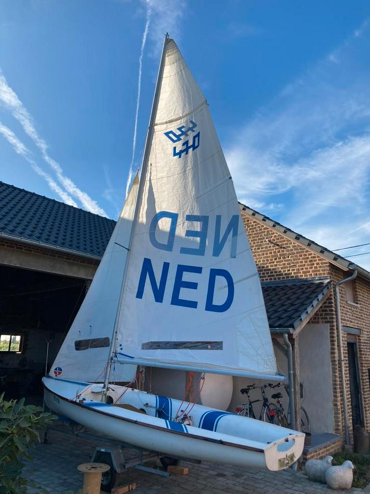Open Zeilboot 470 met trailer, Watersport en Boten, Zeilen en Zeiltoebehoren, Gebruikt, Spinnaker, 15 tot 30 m², 3 tot 6 meter