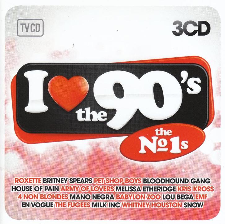 De nummer 1 hits op I love the 90's, Cd's en Dvd's, Cd's | Verzamelalbums, Pop, Verzenden