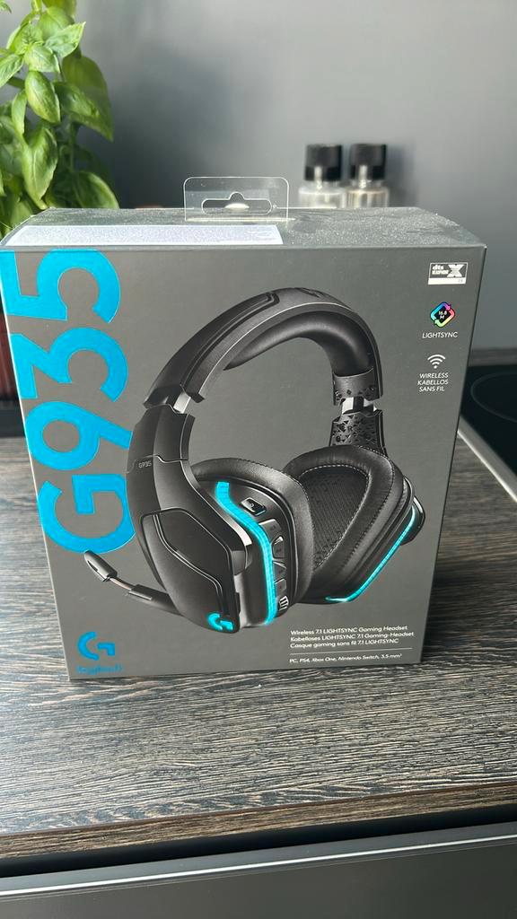 Logitech G935, Audio, Tv en Foto, Hoofdtelefoons, Nieuw, Op oor (supra aural), Overige merken, Draadloos, Ophalen