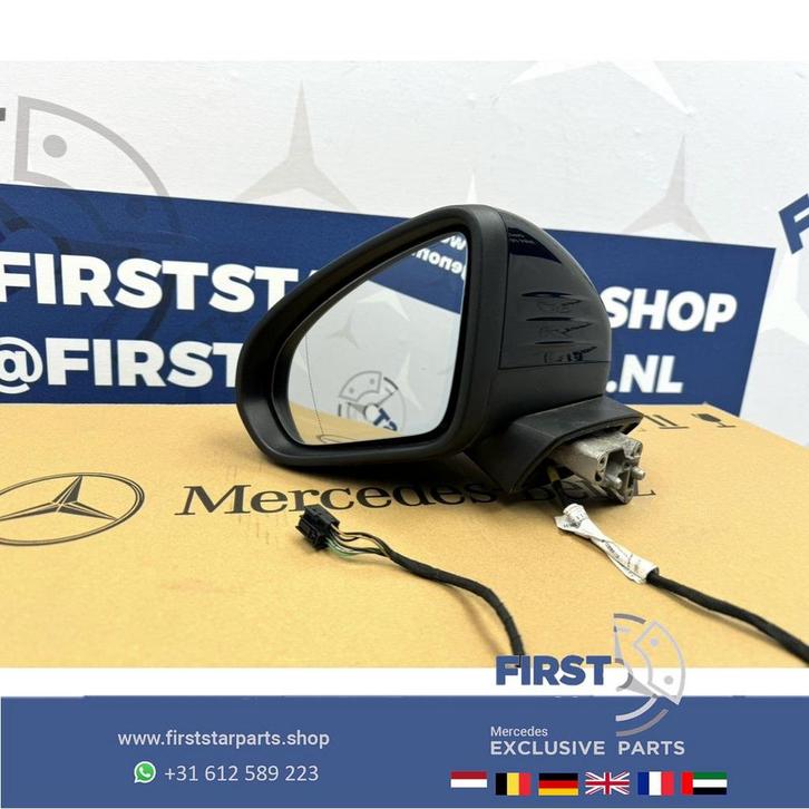 W177 A KLASSE A35 A45 AMG SPIEGEL LINKS Mercedes 2018-2022 B, Auto-onderdelen, Spiegels, Mercedes-Benz, Gebruikt, Ophalen of Verzenden