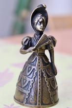 Bronze cloche dame éventail sonnette époque victorienne 19e, Antiquités & Art, Antiquités | Bronze & Cuivre, Enlèvement ou Envoi