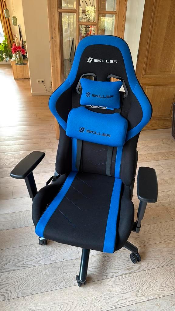 Sharkoon Skiller SG52 Gaming Seat blauw zwart / gaming stoel, Huis en Inrichting, Bureaustoelen, Ophalen