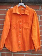 Oranje corduroy overhemd T S 36 kan los gedragen worden,, Oranje, Gedragen, H&M, Ophalen of Verzenden