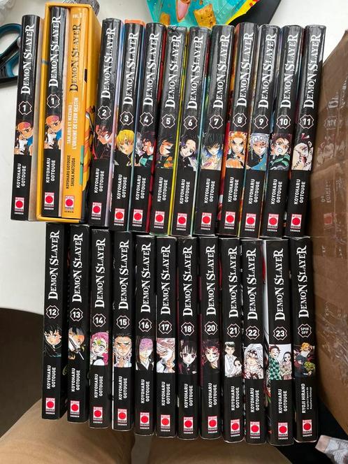 Demon slayer intégrale en 24 tomes 1 à 23 collection complèt, Boeken, Strips | Comics, Verzenden