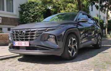 Hyundai Tucson 1.6 T-GDi MHEV Shine 7DCT (Sensation Pack), Cuir, Argent ou Gris, Carnet d'entretien, Noir
