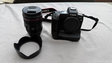 Canon EOS R + Canon EF 24-105mm f/4L IS USM + Battery Grip beschikbaar voor biedingen