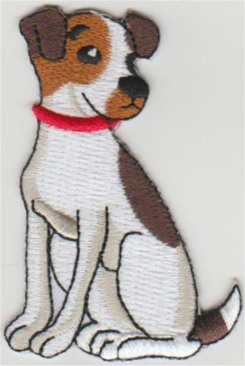 Hond stoffen opstrijk patch embleem #5, Collections, Collections Autre, Neuf, Envoi