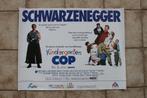 filmaffiche kindergarten Cop Schwarzenegger 1990 filmposter, Rechthoekig Liggend, Ophalen of Verzenden, A1 t/m A3, Zo goed als nieuw