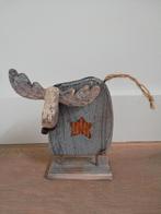 Kerstdecoratie- houten hert, Ophalen, Zo goed als nieuw