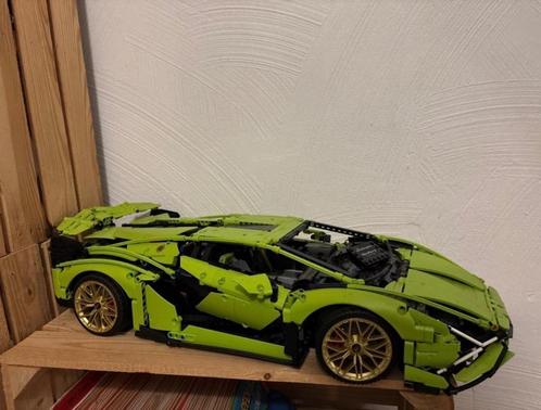 LEGO Technic 42115 Lamborghini Sián FKP 37, Hobby en Vrije tijd, Knutselen, Zo goed als nieuw, Materiaal, Ophalen of Verzenden