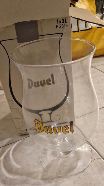 Duvel 3L glas in nieuwstaat ! 