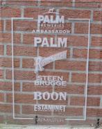 Palm Breweries Ambassador Tapmaster / Plexi reclamebord, Reclamebord, Plaat of Schild, Gebruikt, Ophalen of Verzenden, Palm