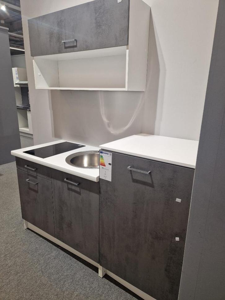 Keuken Tyni 160 cm, Huis en Inrichting, Keuken | Keukenelementen, Nieuw, 100 tot 150 cm, 150 tot 200 cm, 25 tot 50 cm, Wit, Grijs