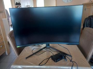 Samsung odyssee curved, Gaming, Comme neuf, Enlèvement, Réglable en hauteur