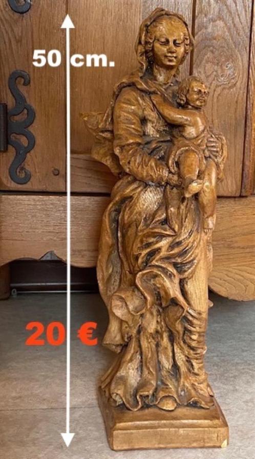 Zeer mooi Maria beeld. 20 €, Antiek en Kunst, Antiek | Religieuze voorwerpen, Ophalen